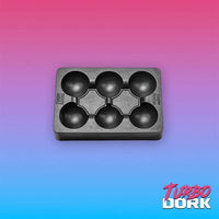 Turbo Dork: Small Black Non-Stick Silicone Dry Palette (EN) (Special Order)