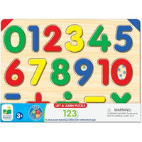Puzzle - 21 pcs - Lift & Learn: 123 Number (EN)
