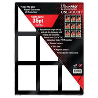 Card Storage: UV One-Touch Magnetic Holder: 35PT Standard Size: 9-Card: Black Border (EN) (Special Order)