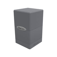 Deck Box: Classic Satin Tower: Smoke Grey (100ct) (EN) (Special Order)