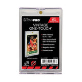 Card Storage: UV One-Touch Magnetic Holder: 35PT Standard Size: Clear (EN) (Special Order)