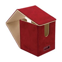 Deck Box: Alcove Edge Deluxe: Red (100 ct) (EN)