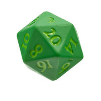 Dice: 2x D20: Metal: Heavy Metal Dice Set: Vivid Green (EN) (Special Order)