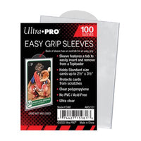 Sleeves: Easy Grip: Standard Size: Clear (100) (EN) (Special Order)