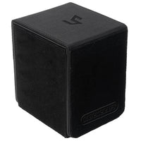 Deck Box: Alcove Flip: Patchcraft: Black (100 ct) (EN) (Special Order)
