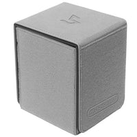Deck Box: Alcove Flip: Patchcraft: Grey (100 ct) (EN) (Special Order)