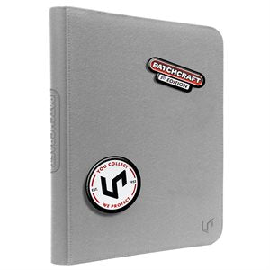 Binder: Zippered PRO-Binder: 9-pkt: Patchcraft: Grey (EN)