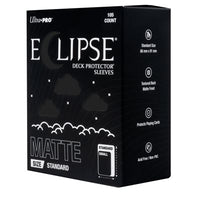 Sleeves: Eclipse: Matte: Deck Protector: Standard Size: Jet black (105) (EN) (Special Order)