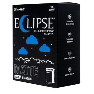 Sleeves: Eclipse: Matte: Deck Protector: Standard Size: Pacific Blue (105) (EN)
