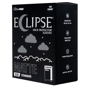 Sleeves: Eclipse: Matte: Deck Protector: Standard Size: Smoke Grey (105) (EN)