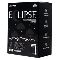 Sleeves: Eclipse: Gloss: Deck Protector: Standard Size: Jet Black (105) (EN) (Special Order)
