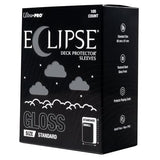 Sleeves: Eclipse: Gloss: Deck Protector: Standard Size: Smoke Grey (105) (EN) ^ Q3 2026 (Special Order)