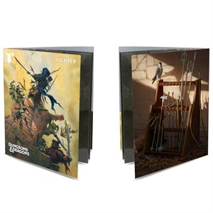 Binder: Class Folio w / Stickers: Dungeons & Dragons: Fighter (EN)