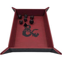Dice Tray: Folding Dice Tray: Dungeons & Dragons: Black & Red (Special Order)