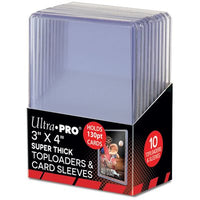 Sleeves: Super Thick Toploader: 130PT: Standard Size: Clear (10) (EN) (Special Order)