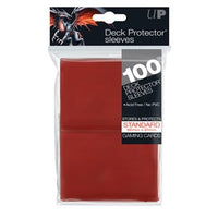 Sleeves: PRO-Gloss Deck Protector: Standard Size: Red (100) (EN)