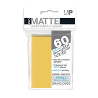 Sleeves: PRO-Matte Deck Protector: Japanese Size: Yellow (60) (EN) (Special Order)