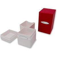 Deck Box: Classic Satin Tower Bundle: Red & White (2) (100ct) (EN) (Special Order)