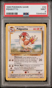 PIDGEOTTO #22 PSA 9 Cert #70945405
