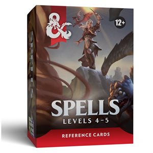 Dungeons & Dragons: Reference Cards: Spells - Levels 4-5 (EN)