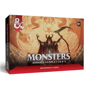 Dungeons & Dragons: Reference Cards: Monsters - Animals and NPC's (EN)
