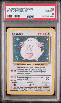CHANSEY #3 PSA 8 Cert #70945388