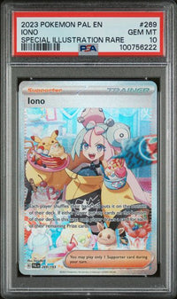 2023 POKEMON PAL EN-PALDEA EVOLVED #269 IONO SPECIAL ILLUSTRATION RARE PSA 10 #100756222