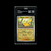 PIKACHU #025/165 Cosmos TAG 10 Cert #Z9018973