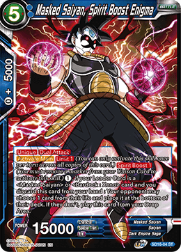 Masked Saiyan, Spirit Boost Enigma (Starter Deck - Darkness Reborn) (SD16-04) [Cross Spirits] - POKÉ JEUX