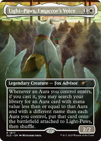 Light-Paws, Emperor's Voice (SLD-1877) - Secret Lair Drop (Borderless)