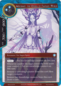 Moojdart, la reine du monde fantastique (Memoria034) [Cartes Memoria Alice Origin] 