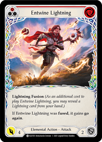 Entwine Lightning (Red) [ELE100] (Tales of Aria) 1st Edition Rainbow Foil - POKÉ JEUX