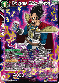 King Vegeta, Hidden Ambitions (BT13-020) [Supreme Rivalry] - POKÉ JEUX