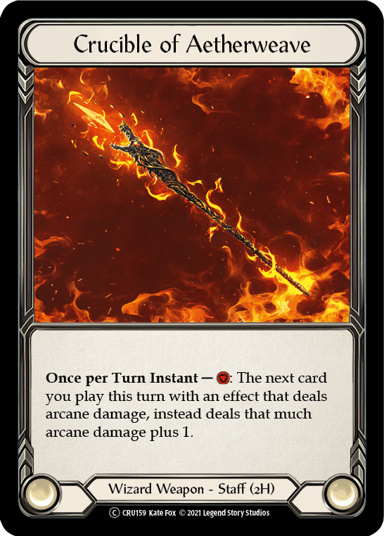 Crucible of Aetherweave [U-CRU159] (Crucible of War Unlimited) Unlimited Rainbow Foil - POKÉ JEUX