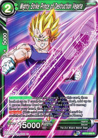 Mighty Strike Prince of Destruction Vegeta (BT11-068) [Vermilion Bloodline 2nd Edition] - POKÉ JEUX