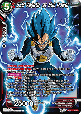 SSB Vegeta, at Full Power (Rare) (BT13-021) [Supreme Rivalry] - POKÉ JEUX