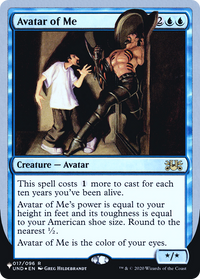 Avatar of Me (Unfinity Foil Edition) [La liste] 