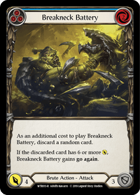 Breakneck Battery (Blue) [WTR013-R] (Welcome to Rathe) Alpha Print Normal - POKÉ JEUX