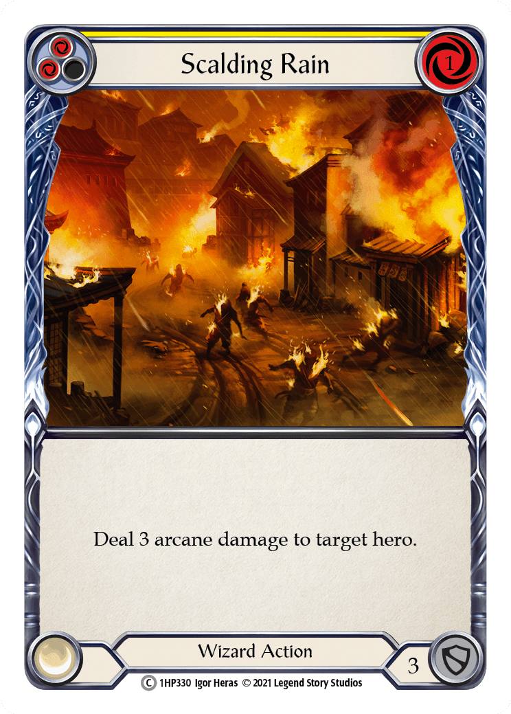 Scalding Rain (Yellow) [1HP330] (History Pack 1) - POKÉ JEUX
