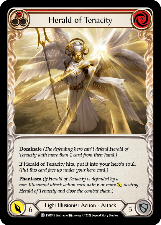 Herald of Tenacity (Red) [PSM012] (Monarch Prism Blitz Deck) - POKÉ JEUX