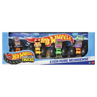HOT WHEELS - MONSTER TRUCKS - 1:64 - 4pk ASST — LOT × 6 (Special Order)