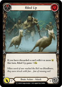 Riled Up (Red) [U-CRU016] (Crucible of War Unlimited) Unlimited Rainbow Foil - POKÉ JEUX