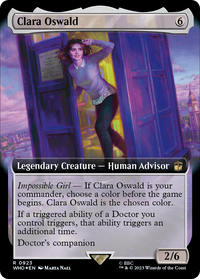 Clara Oswald (Extended Art) (Surge Foil) [Doctor Who]