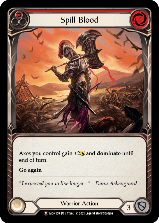 Spill Blood [U-MON109-RF] (Monarch Unlimited) Unlimited Rainbow Foil - POKÉ JEUX