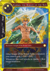 Gauvain, le Chevalier du Soleil (Memoria005) [Cartes Memoria Alice Origin] 