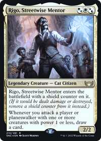 Rigo, Streetwise Mentor [Streets of New Capenna Prerelease Promos]