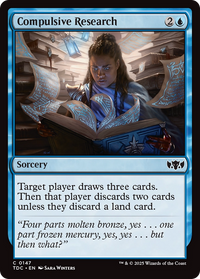 Compulsive Research (TDC-147) - Commander: Tarkir: Dragonstorm