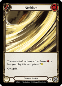 Nimblism (Yellow) [WTR219-C] (Welcome to Rathe) Alpha Print Rainbow Foil - POKÉ JEUX