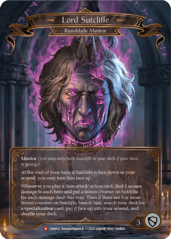 Lord Sutcliffe [CHN002] (Monarch Chane Blitz Deck) - POKÉ JEUX