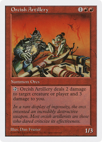 Orcish Artillery [Fifth Edition]